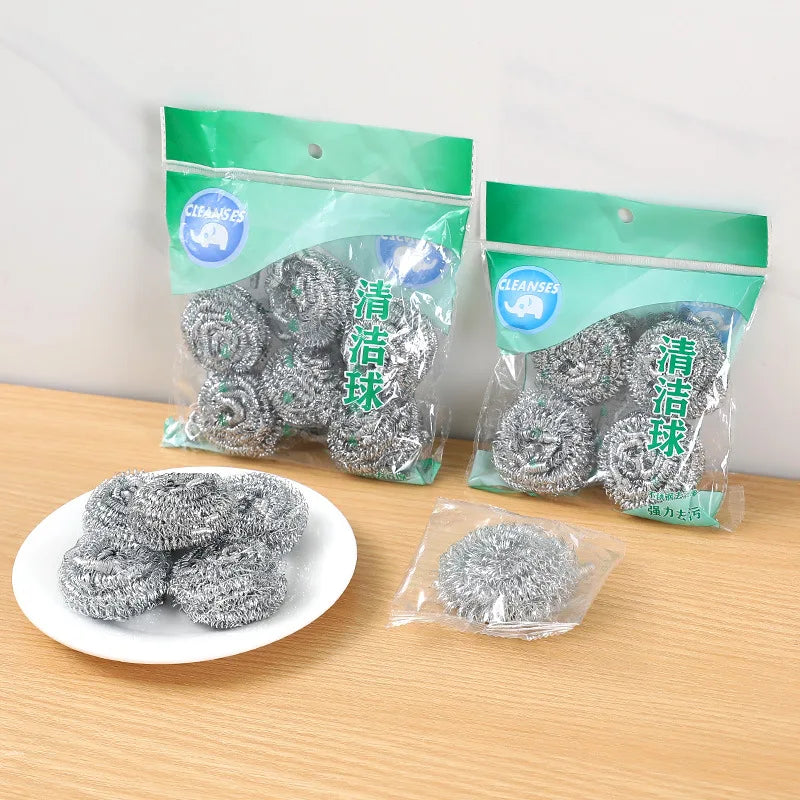 6 packs Stainless steel cleaning balls