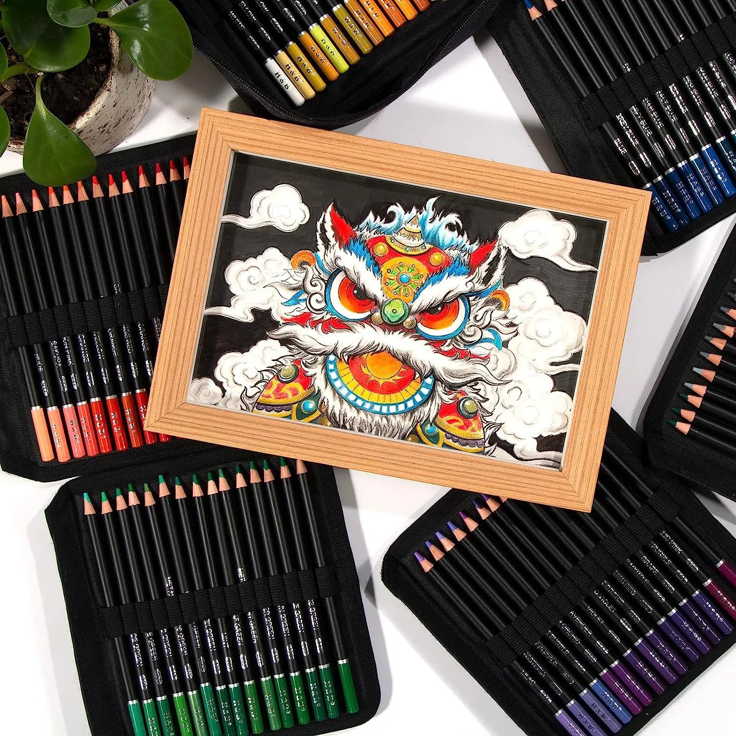 Oil Color Pencil Set Drawing colored pencils with Storage Bag Coloured Pencils For Painting Art Supplies