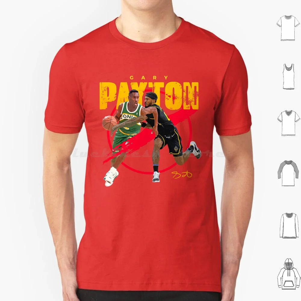 Gary Payton Ii T Shirt Men Women Kids 6xl Seattle Supersonics Sonics 90s Basketball Reign Shawn Kemp Gary Payton Hersey Hawkins