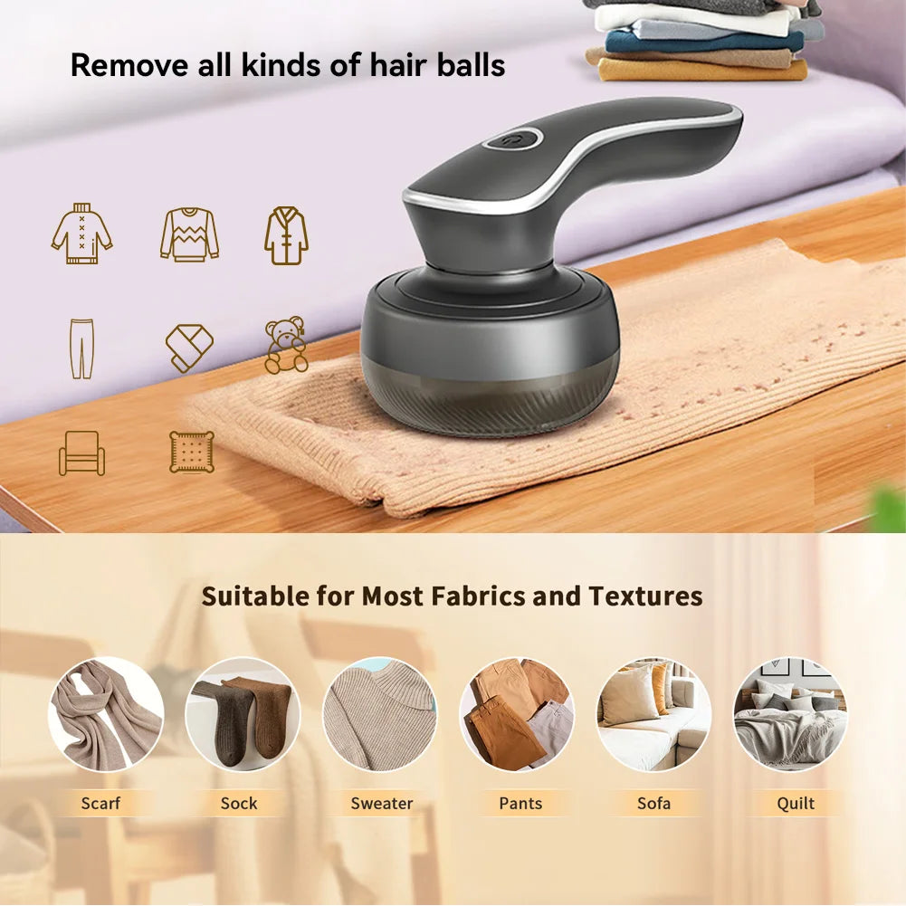 Xiaomi Electric Lint Remover Rechargeable Pellet Fabric Shaver Digital Display Portable Remover Clothes Fluff Hair Balls Shaver