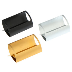 1PC Creative Metal Card Holders Note for Office Display Desk Business  Holders Desk Accessories