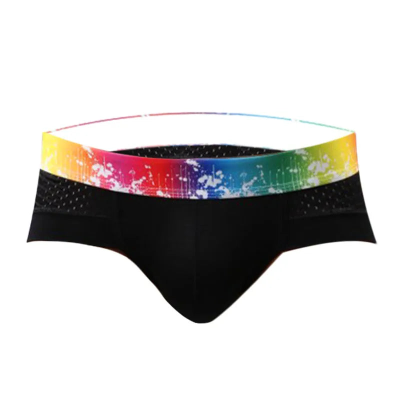 Men Fashion  Gay Classic Men's Briefs New Male Sleepwear Panties Low Waist Underpants Modal Underwears Briefs