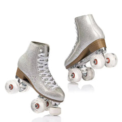 Double Row Roller Skates Shoes, Professional Aluminum Alloy Bracket Street Sliding Inline Sneakers, New Fashion, Four Wheels