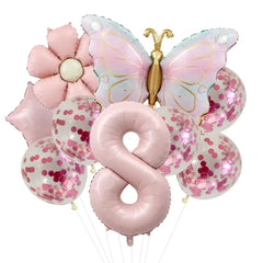 Butterfly Balloons  for Girls Pink Butterfly Foil Balloons for Butterfly Themed Party Wedding  Decors