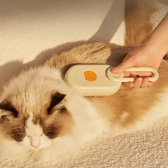 Pet Steam Brush Cat Dog Cleaning Steamy Spray Massage Beauty Comb 3 In 1 Hair Removal Grooming Supplies