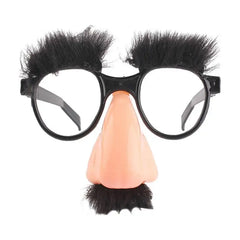 Big Nose Glasses With Eyebrows Mustache Silly Funny Photo Props Halloween Party Eyeglasses