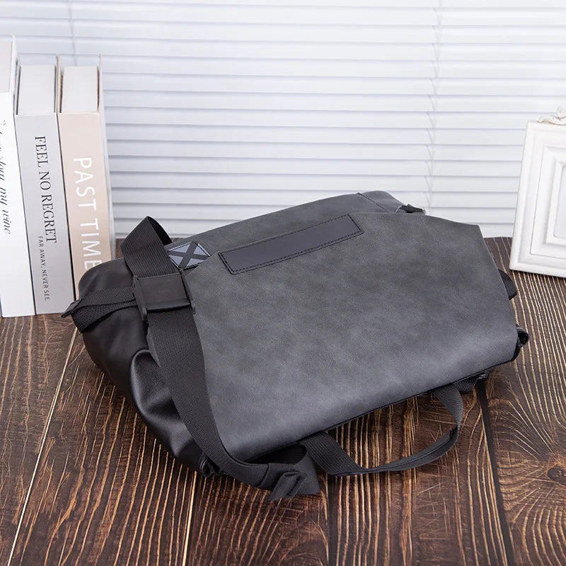 ﻿ Simple Design Men's Shoulder Bag Large Capacity Male Crossbody Sling Bags