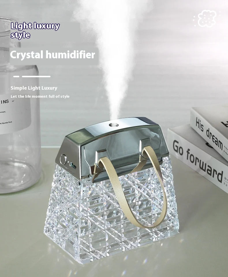 Mini Humidifiers Handbag Humidifier LED Night 600mAh Rechargeable