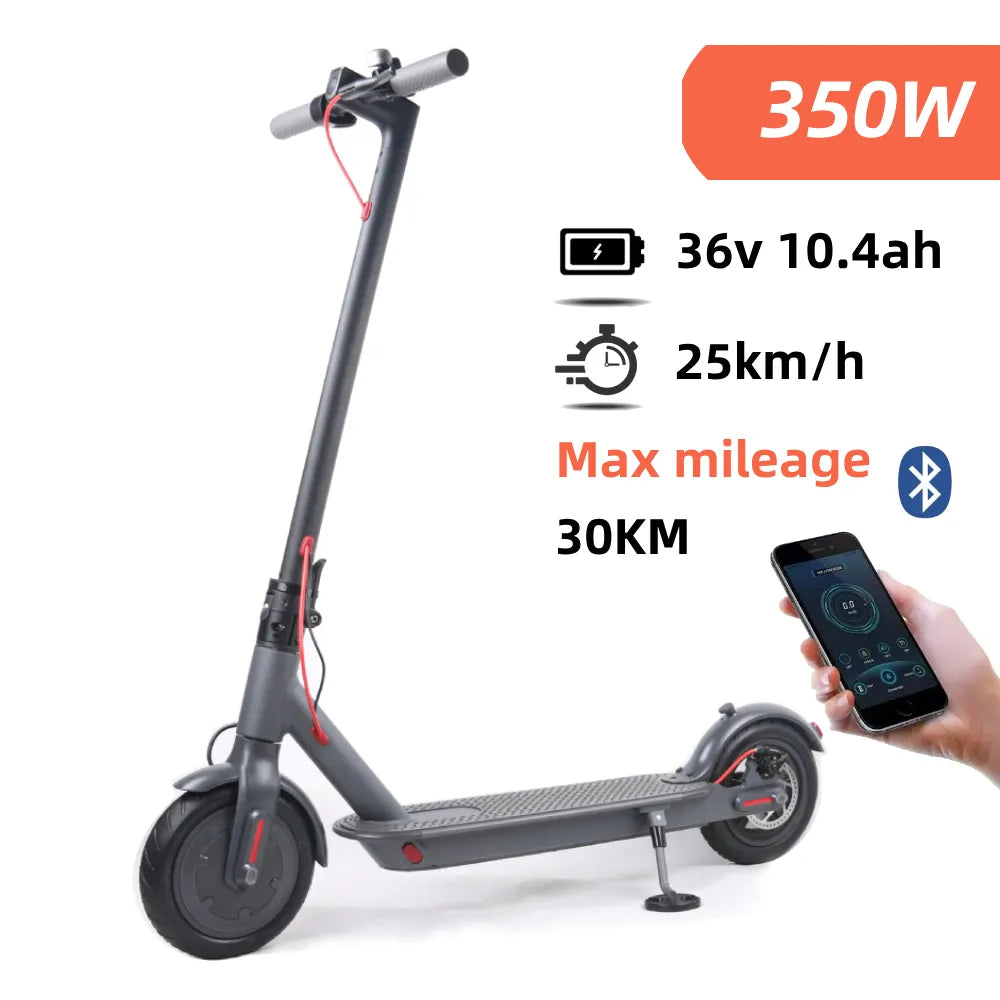 Electric Scooter 25KM/H Adult 8.5 Inches  350W 10.4Ah Foldable