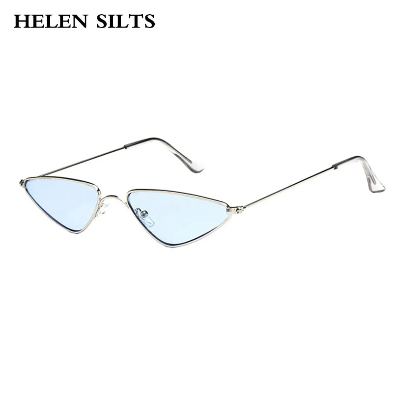 Cat Eye Sunglasses For Men Classic Metal Multicolor Lens Female Male Sun Glasses Eyewear