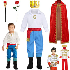 Children Christmas Prince Charming Cosplay Kids