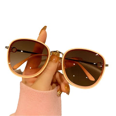 Vintage pink square sunglasses women & men