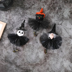 3PCS/Set Halloween Bar Tree Pendant Plush Doll Decor Ornament Party Scary Charm Decorate Cat Hanging Outdoor Decorations Prop