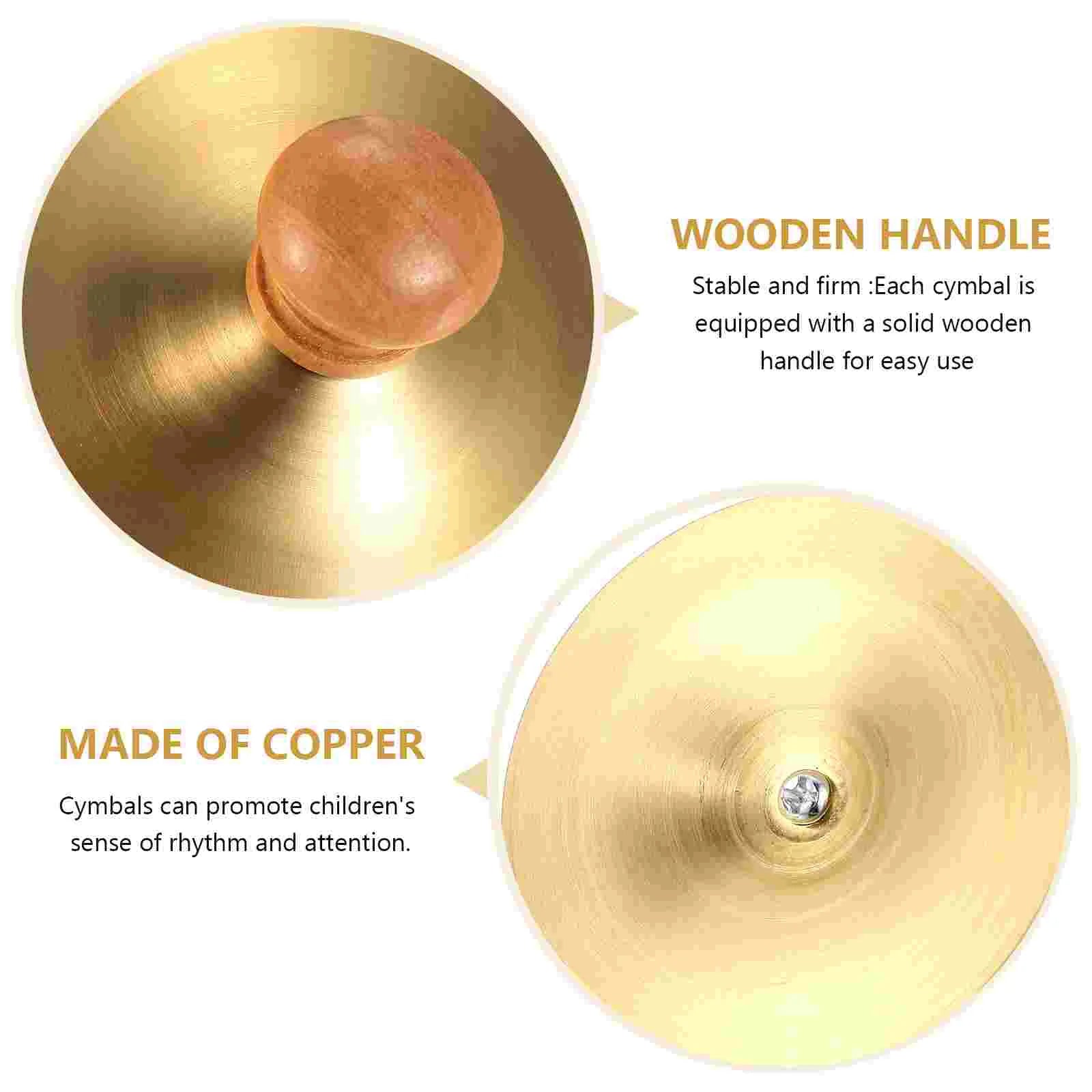 Durable Belly Iron Dance Finger Cymbal - Brass Musical Instrument for Dancing