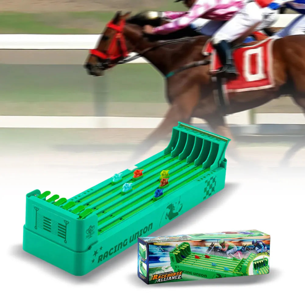 Classic Horse Racing Game Electronic Horse Race Board Game Battery Powered Horse Racing Machine Set