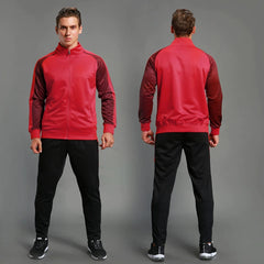 Men's Football Gym Long Sleeve Costume Sports Suit