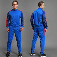 Men's Football Gym Long Sleeve Costume Sports Suit