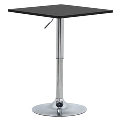 Bar Table Height Adjustable 360 Degree Swivel Bistro Party Table for Kitchen