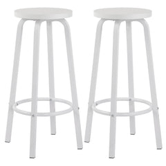 Metal Legs Bar Chair Breakfast Kitchen Barstools