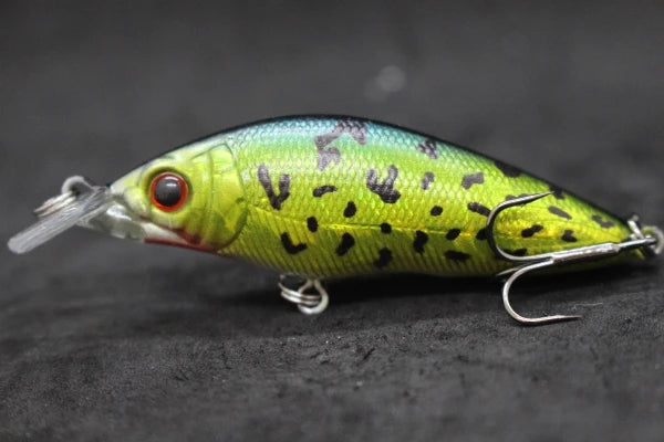 Swimming Action Short Body #6 Hook Insect Bait Fresh Water 3D Hard Eyes M583