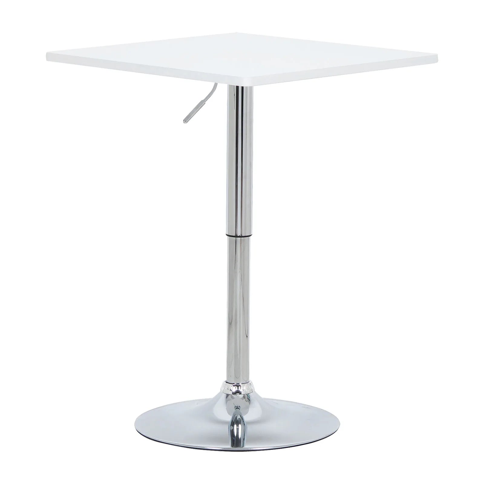 Bar Table Height Adjustable 360 Degree Swivel Bistro Party Table for Kitchen