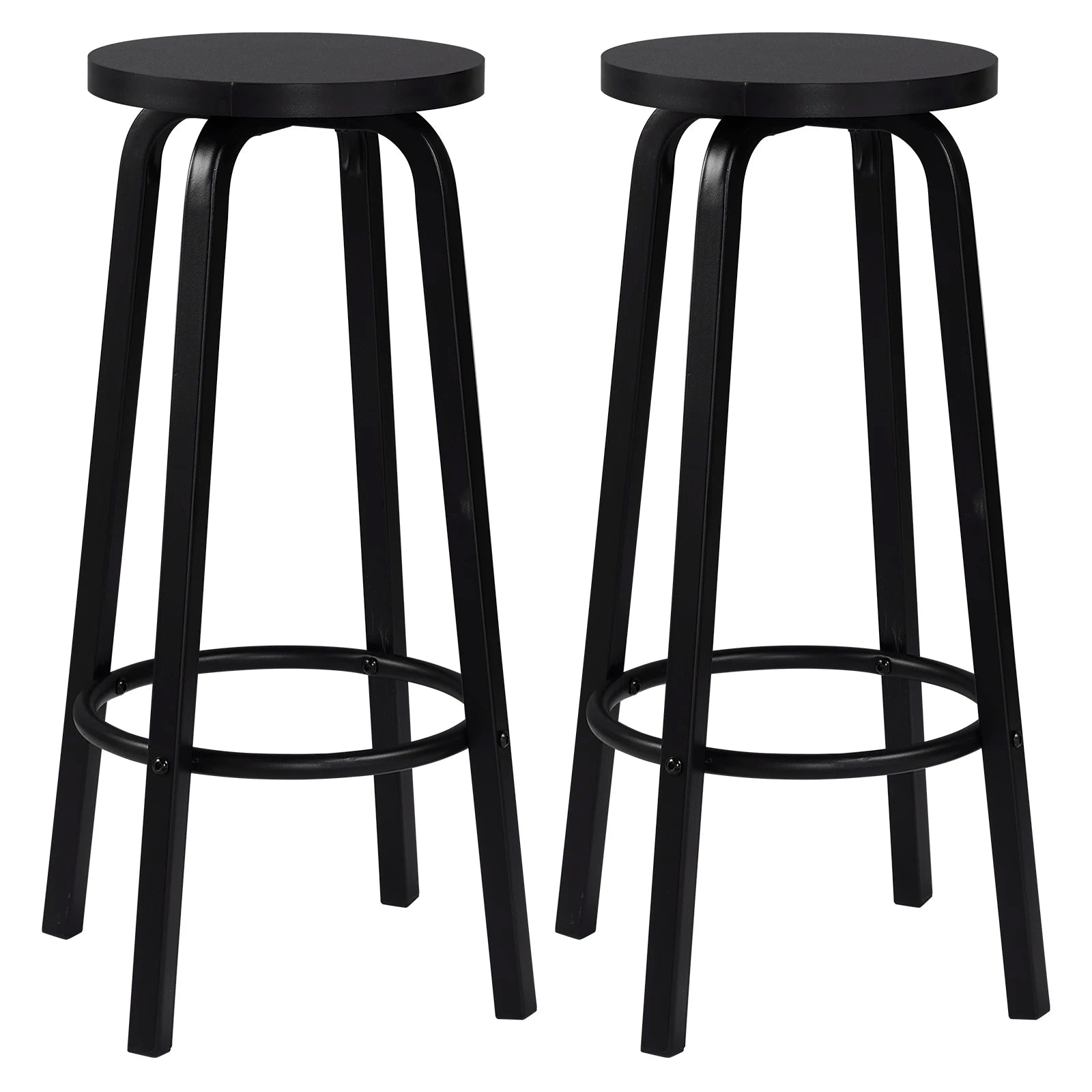 Metal Legs Bar Chair Breakfast Kitchen Barstools