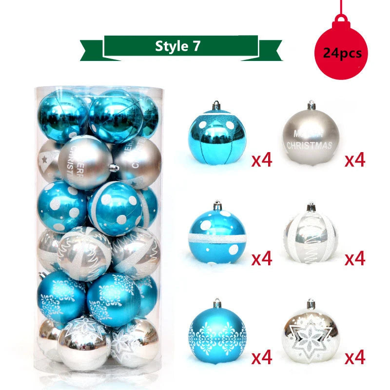 Christmas Balls Christmas Tree Ornament Balls Xmas Decorations Hanging Ball