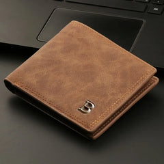 Thin Purse Card Pack Purse Business Short Wallet for Men