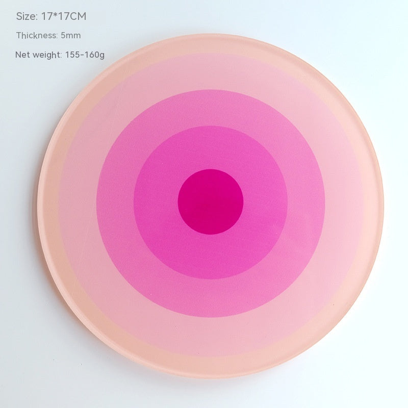 Acrylic Thickened Aromatherapy Heat Insulation Coaster