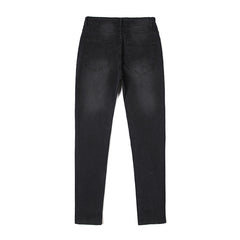 Casual Shredded Slim Zip Pencil Pants