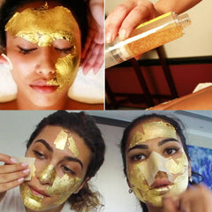 Beauty Gold Foil Beauty Cosmetics Skin Care Products 4K Gold