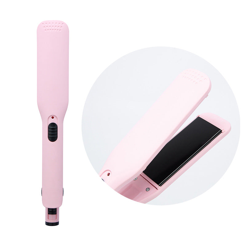 Hair Curler And Straightener Dual-use Electric Hair Straightener