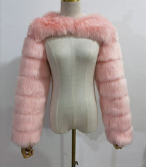 Women's Fur Shawl Coat