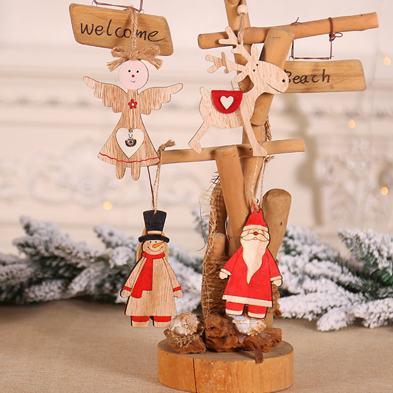 Christmas Wooden Angel Decorations