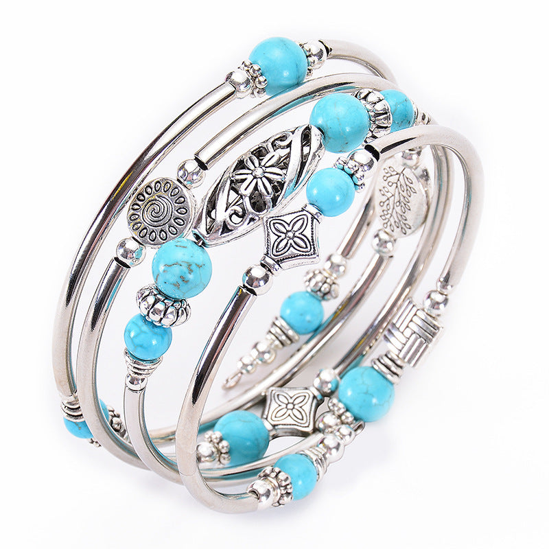 Turquoise Winding Bracelet