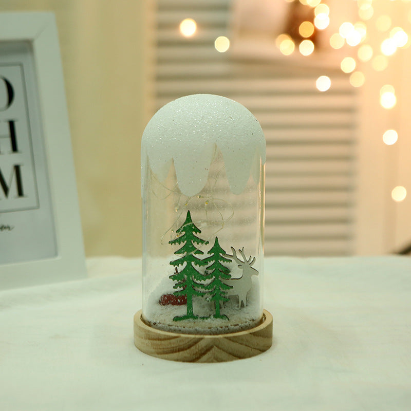 Creative Hanging Frost Christmas Tree Glass Cover