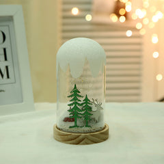 Creative Hanging Frost Christmas Tree Glass Cover