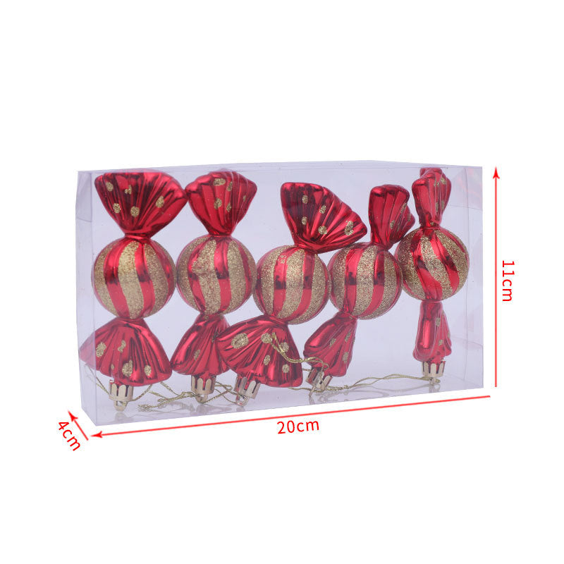 Christmas Decoration Gift Box Electroplating Candy Props