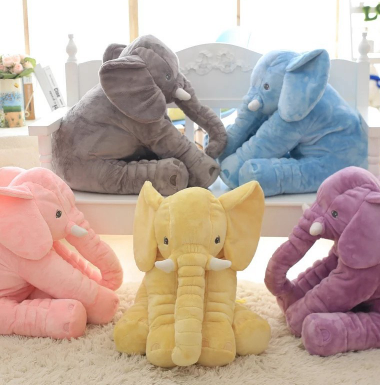 Elephant Doll Pillow