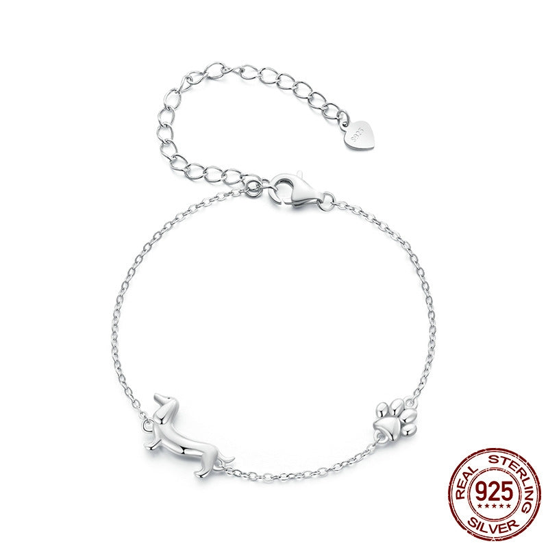 Simple Cute  Silver Bracelet