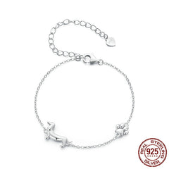 Simple Cute  Silver Bracelet