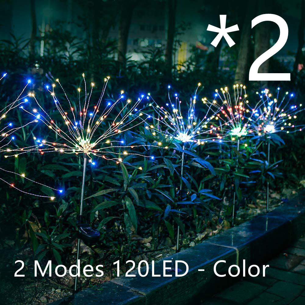 Solar Fireworks Light LED Christmas Lights