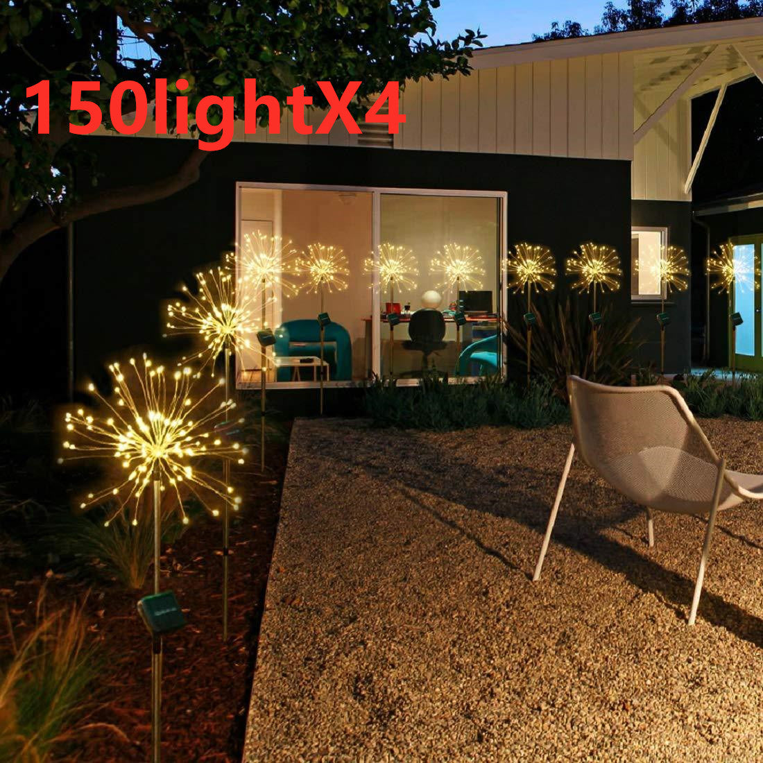 Solar Fireworks Light LED Christmas Lights