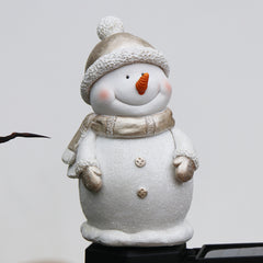 Outdoor LED Solar Snowman