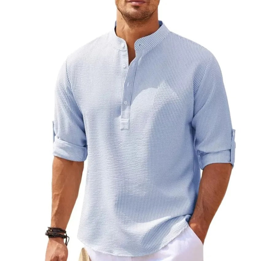 Men's casual shirt Top men