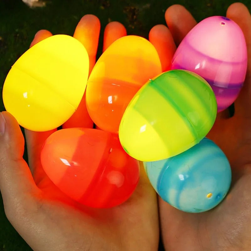 Glowing Easter Eggs Fillable Kids Toys Removable LED Candle Warm Lights Easter Gifts