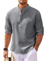 Men's casual shirt Top men