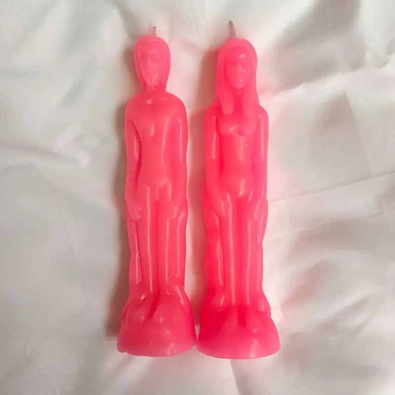 Candle for Easter Religious Party Decoration, Human Shape Couple Candles
