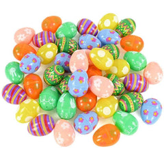 12Pcs Easter Fillable Opening Egg Colorful Plastic Eggs Kids Favors Easter Party Home Decorations Candy Gift Packaging Box