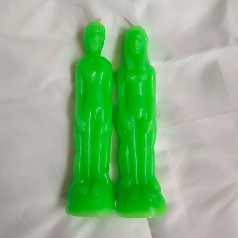 Candle for Easter Religious Party Decoration, Human Shape Couple Candles